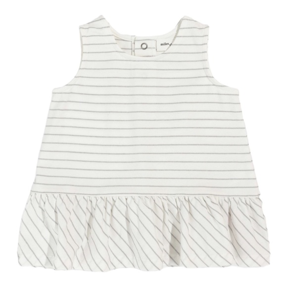 Miles the Label baby girl striped tank top - Picture 1 of 5